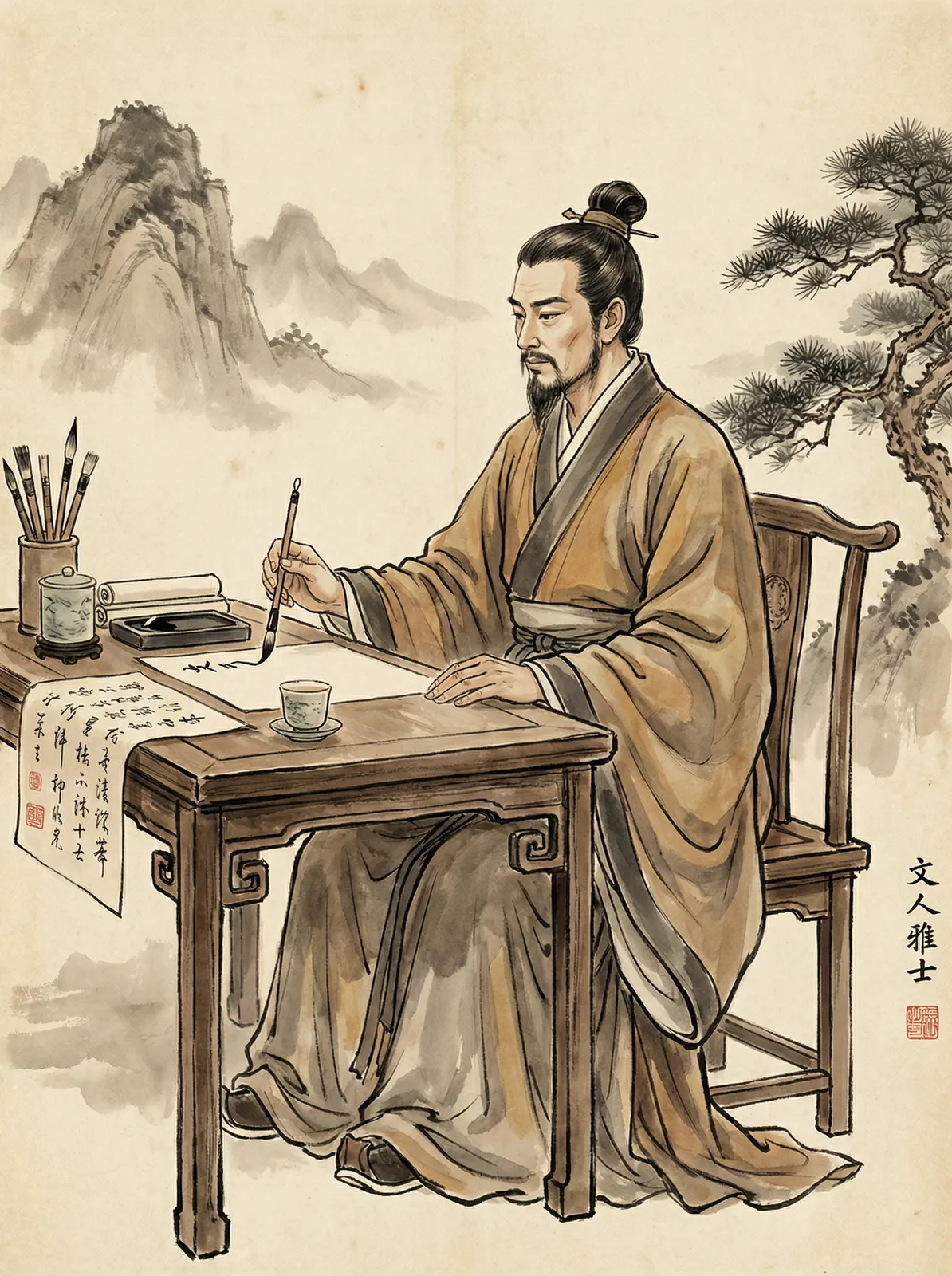 曹长卿 曹长卿古风画像